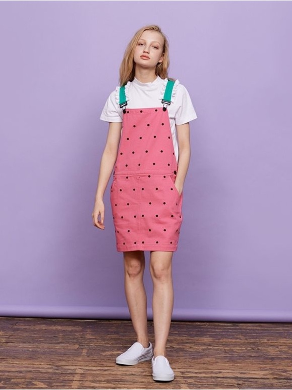 Lazy Oaf Watermelon Overall Dress size Small